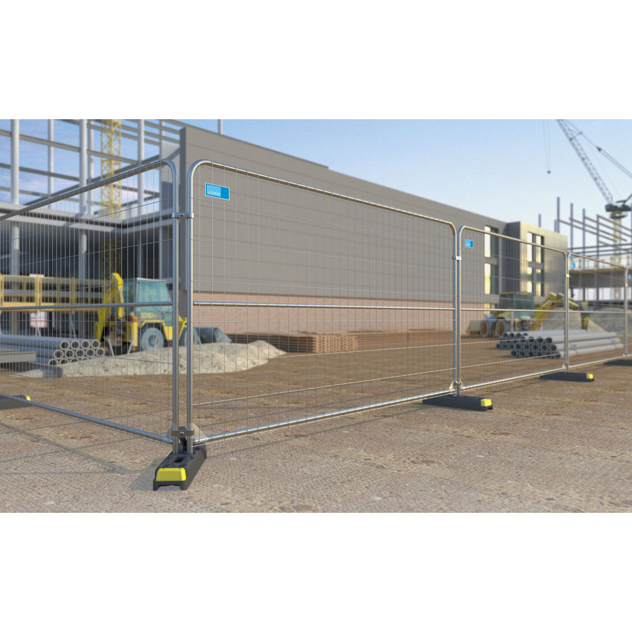 Ehituspiirded, pakett 30 tk PVC jalgadega - Image 4