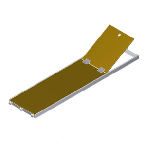 Luugiga platvorm, alumiinium/spoon - 2,07m